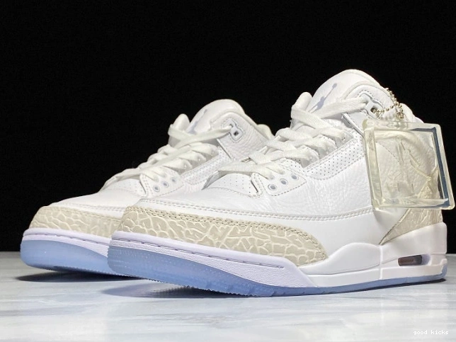 Cheap Triple 3 Jordan White Retro Air 136064-111 0728